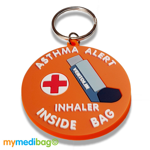 Asthma Inhaler - 3D Keyring Tag