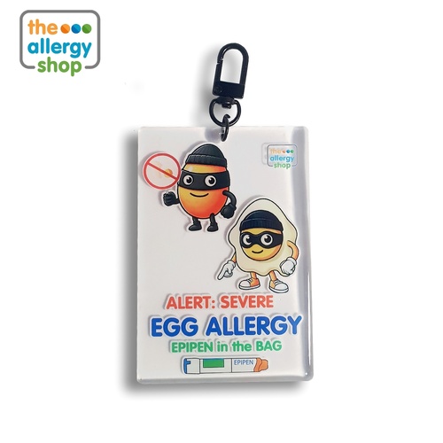 Egg Allergy Alert Bag Tag