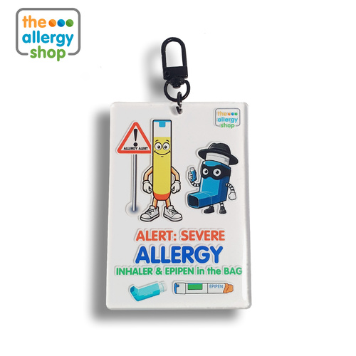 Epipen Inhaler Allergy Alert Bag Tag